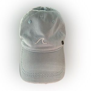 Roxy baby blue wave baseball hat